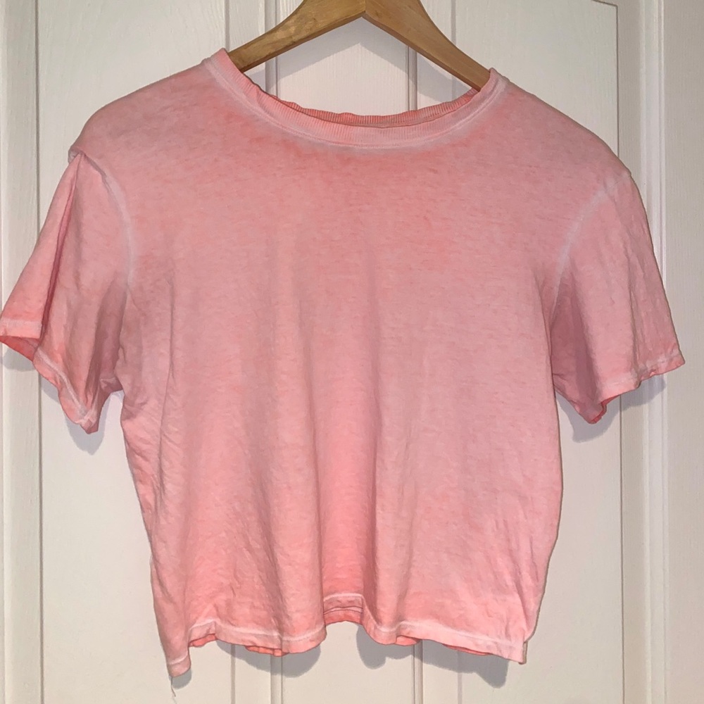 Peach/Coral crop top